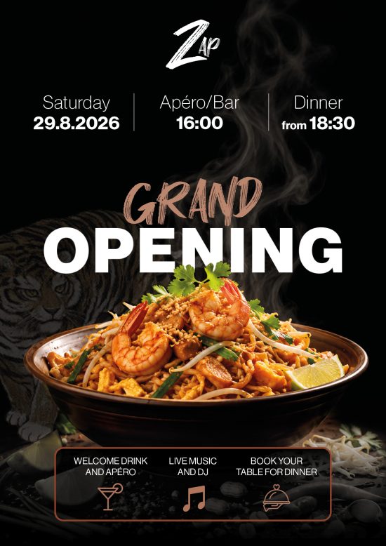 Grand Opening ZAP 29.August 2026